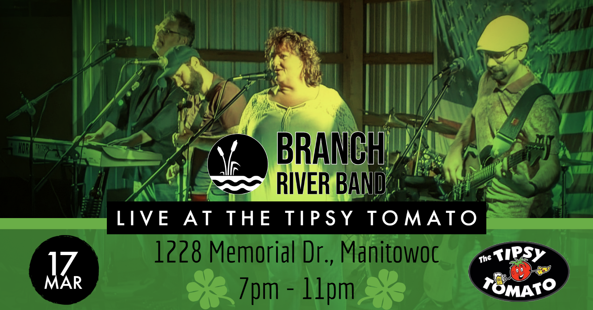 Branch River Band - Live at Tipsy Tomato 3/17/23 7pm-11pm
